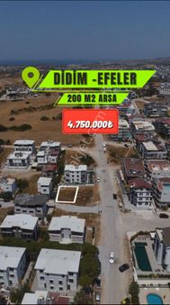 Didim Efeler'de 200 M2 Villa Arsası