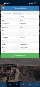 Boğazkentte Ticari 1483m2 Arsa