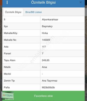 Göl Manzaralı 250 M2 Arsa