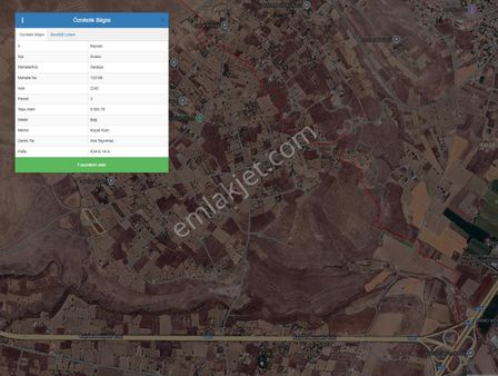 Kayseri İncesu Garipçede Satılık 6593 M2 Bağ