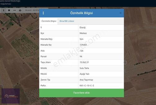 [hg] Sün Köyünde 15.062 M2 Satılık Tarla!!!