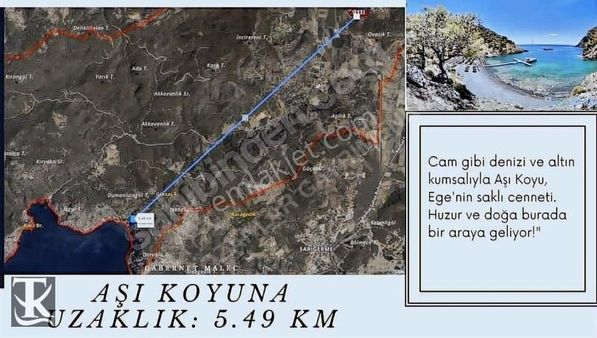 Kozanlar Gayrimenkul'den Muğlada Satılık Arsa