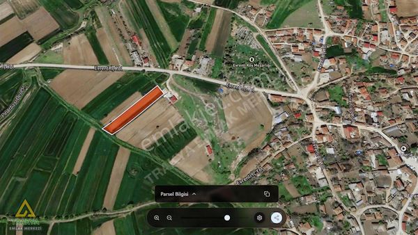 Vize Evrenli'de Köy İçi 255 M2 Tarla Hissesi