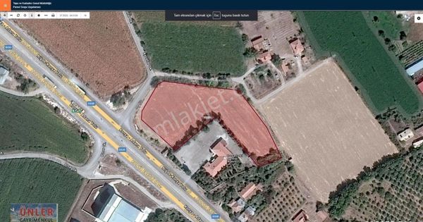 Konya Yolu Üzerinde Yola Sıfır Ticari Arsamız Satılıktır.