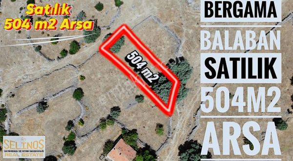Balaban Mahallesinde 504 M2 İmarlı Arsa