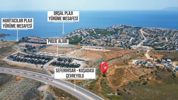 Seferihisar Akarca’da Denize Yakın 6059 M2 Villa İmarlı Arsa