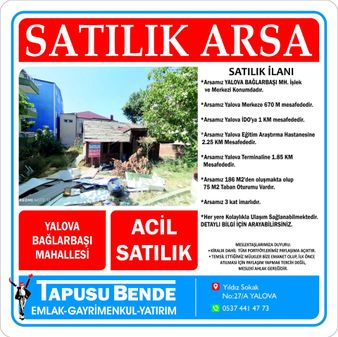 Bağlarbaşı'nın En Kelepir Arsası Yetişen Alır