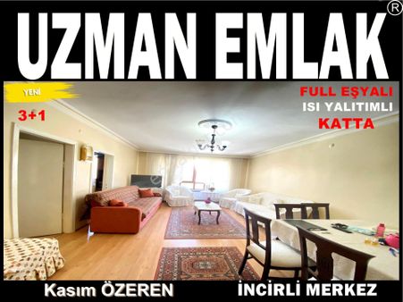 Uzman Emlak'dan Cadde Yakını Katta Isı Yalıtımlı Full Eşyalı 3+1 Daire