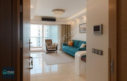 Mahmutlarda Full Aktivite Olanaklı Sitede 1+1 Eşyalı Daire