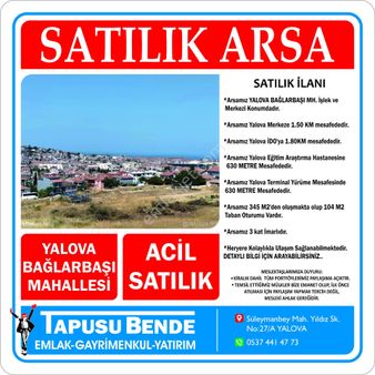 Satılık Deniz Manzaralı 3 Kat İmarlı Arsa
