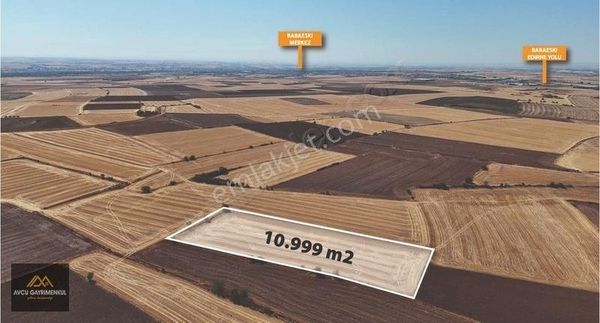 Babaeski Cumhuriyet Mahallesinde Satılık 11.000 M2 Tarla