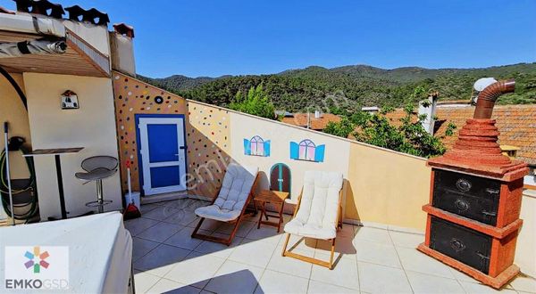 Özdere'de Deniz Manzaralı Jakuzili 3+1 Satılık Yazlık(emko)