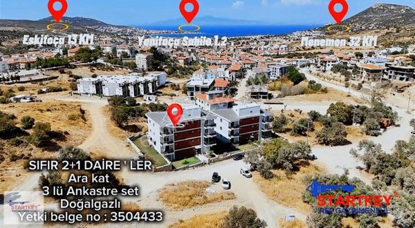 Yeni Foçada Yatırımlık Veya Oturuma Uygun Sıfır Daire 2+1