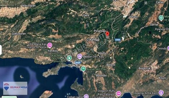 Kaş Pınarbaşı Mh.kışla Mevkiinde Yatırımlık Satılık Tarla