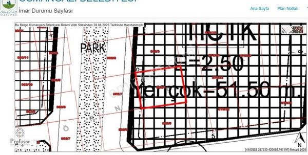 Profasor *dan Fatih Mahallesinde Satılık 319m2 Arsa