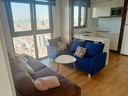 İstanbul'un Merkezinde Kiralık 1+1 Eşyalı Rezidans Daire