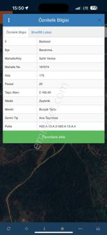 Frang Group'tan Sahil Yenice Mahallesinde 2.160 M2 Satılık Tarla