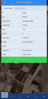 Sedeftepe | Mığı/ 9.256 M² | Ahrâr Gayrimenkul