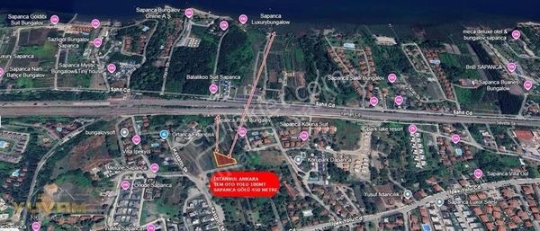 Yuvam Arsa Ofisi Sapanca'dan 1400mt Tek Tapu