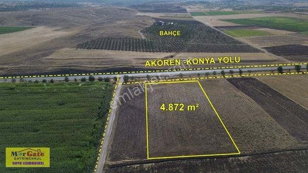 Morgate Gayrimenkul'den Meram Hatunsaray 4.872m² Satılık Tarla