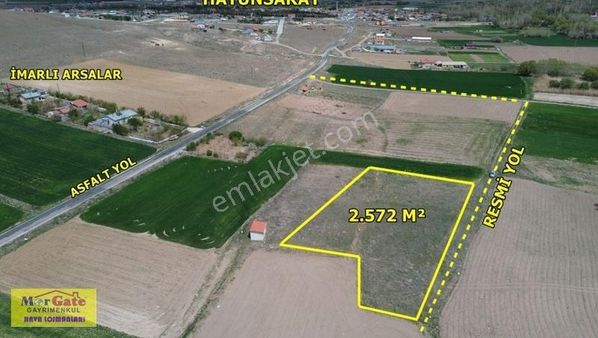 Morgate Gayrimenkul'den Meram Hatunsaray'da 2572m2 Satılık Tarla