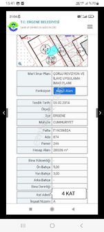 Tekirdağ Ergene Cumhuriyet Mahallesi Satılık Arsa Acill
