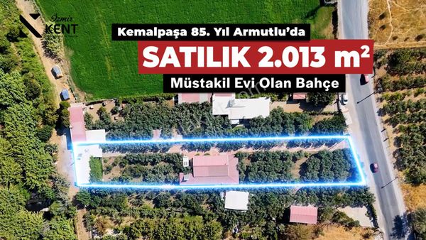 Kemalpaşa Armutlu Satılık Bahçe 2013 M2 Tek Tapu