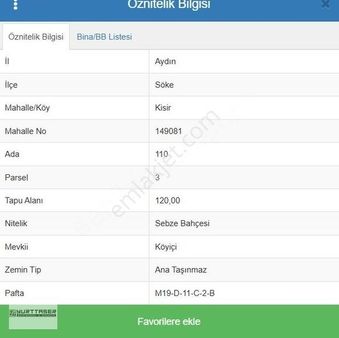 Aydın Söke'de Satılık Eşsiz Manzaralı İmarlı Arsa