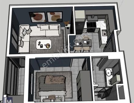 Adliye Yakını 3. Ay Teslim 1+1 Satılık Fırsat Apartlar !!!!