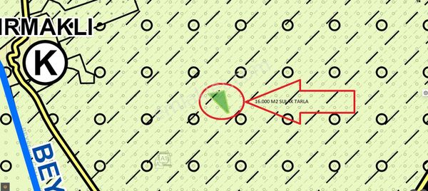 Seydişehir Gevrekli'de Satılık 16.000 M2 Sulak Tarla
