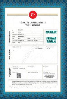 Eskişehir Alpu Büğdüz Mah.de Fırsat Satılık 1194m2 Tarla