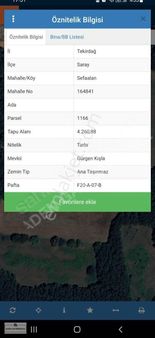 Tekirdağ Saray Sefaalan Doğa İle İç İçe 4.200 M2 Tarla