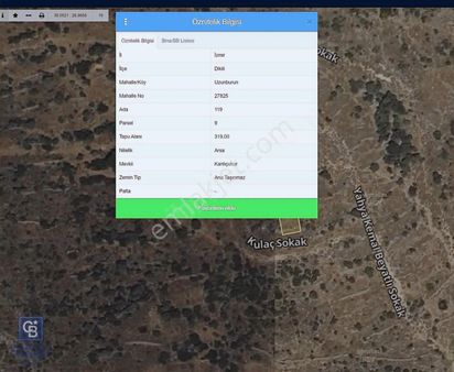 Coldwell Banker Route'dan Dikilide Satılık Fırsat Arsa 319m2