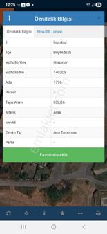 Beylikdüzü Gürpınar Yarı Fiyatına Satılık Villa İmarlı Arsa