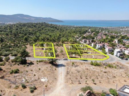 Akbük'te Deniz Manzaralı 500 M2 İmarlı Villa Arsası