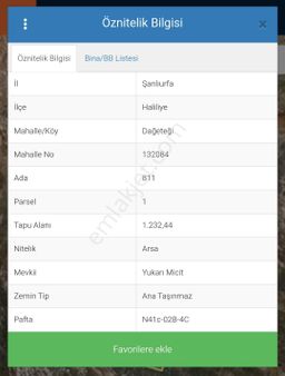 Realite Tapudan Adnan Satlık Arsa