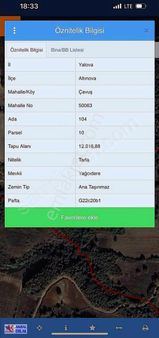 ' Akbal Arsa Ofisi ' Satılık %5 İmarlı 12.816m2 Tek Tapu Tarla