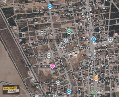 Yeniköy Atatürk Cd 500 Metre Mesafede 350 M2 0.80 Emsal Arsa