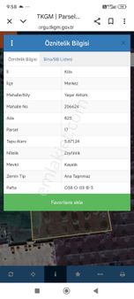 Aytekin Emlak'tan, Yaşar Aktürk Mh De A3 Konut İmarlı Tarla..