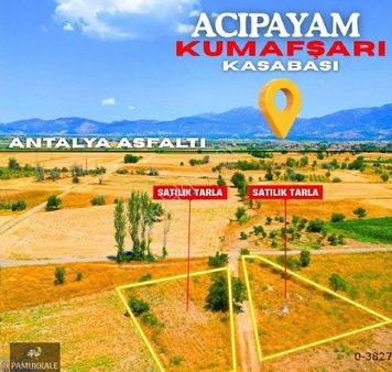 Acıpayam Kumafşarında Satılık İki Adet Hobi Bahçelik Fırsat Tarla