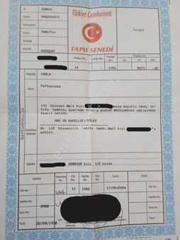 Akşehir Söğütlü İntifa Hisseli Tapulu Tarla