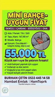 Yatırımlık Mini Bahçe Sadece 55.000 Tl!