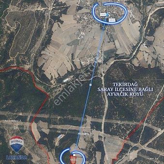 Tekirdağ Saray Merkeze 2 Km Mesafede 5.386 M² Satılık Tarla