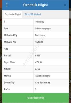 Tekırdağ Suleymanpasada Satılık Arsa