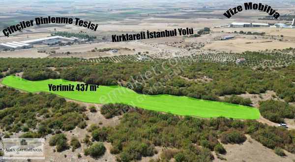 Kırklareli Vize Okçular 437 M2 Tarladan Hisseler