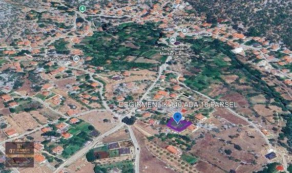 Akseki Değirmenlik'te Satılık 542 M2 2 Kata İmarlı Konut Arsası