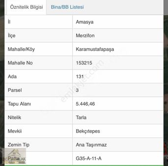 Boss Emlaktan Satılık Tarla