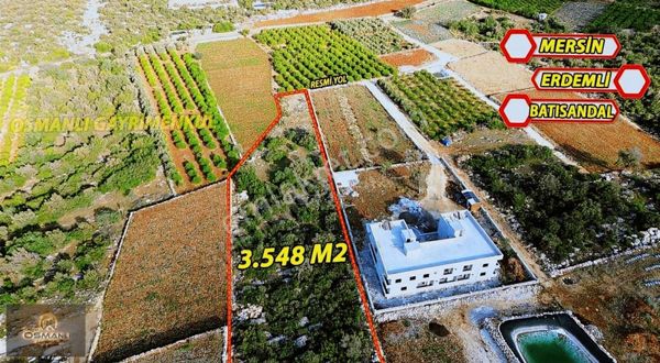 Erdemli Batısandalda 3550m2 Acil Satılık Daire Takas Olur