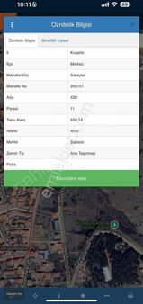 Emlakyumdan Kırşehir Merkez Özbağ Saraylarda 550 M² İmarlı Arsa