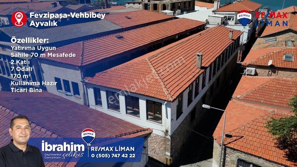 Ayvalık Merkez'de Satılık 2 Katlı Yatırım&ticari Veya Konut Amaçlı Bina